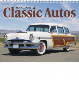 Classic Autos Spiral Calendar