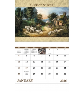 Currier &amp; Ives Calendar