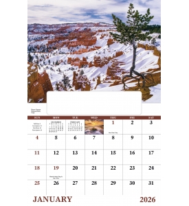 Landscapes Of America Window Calendar