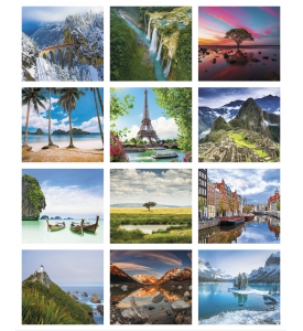 Glorious Getaways Mini Calendar