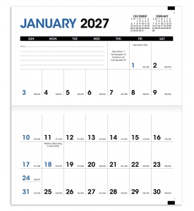 Triumph Colorful Impressions Pocket Planner (3.5x6, Stapled)