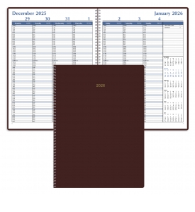 Pulse Weekly Time Manager, Large (8.5x11, Wire)