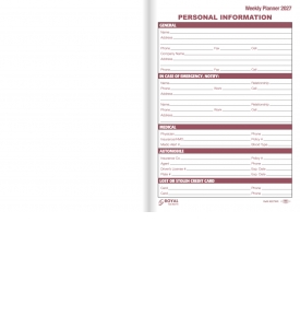 Executive Pocket Planner – XL (7×10) Weekly