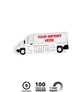 The Working Wheels Desk Calendar - Service Van