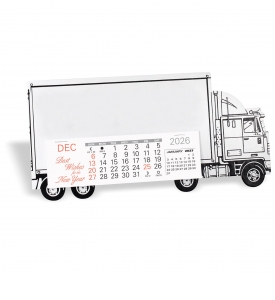 The Working Wheels Desk Calendar - Tractor Trailer