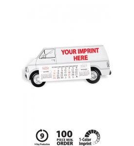 The Working Wheels Desk Calendar - Long Van