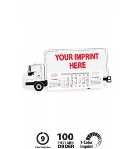 The Working Wheels Desk Calendar - Delivery Truck