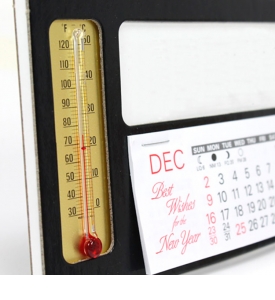 The Window Thermometer Desk Calendar