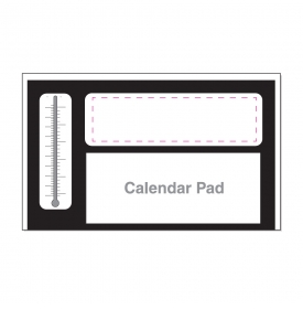 The Window Thermometer Desk Calendar