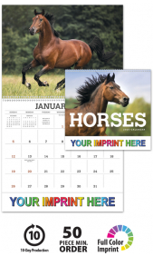 Horses 2021 SLIM Calendar 15% OFF MULTI ORDERS! 
