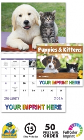 2021 Four Paws Calendar 10 7 8 X 18 Staple Bound Drop Ad Imprint Marketing Calendars four paws calendar 2021