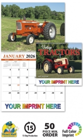 2021 Classic Tractor Calendar | 11" X 19" Imprinted Staple Bound; Drop