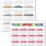 Custom Laminated Card Calendar, 8.5 x 11