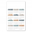 Custom Repositionable Sticky Back Card Calendar, 5.25 x 8.5