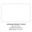 Custom Repositionable Sticky Back Card Calendar, 5.25 x 8.5