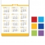 Spark Custom Laminated Card Calendar, 4 x 7