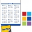 Spark Custom Repositionable Sticky Back Card Calendar, 4 x 7