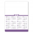 Spark Custom Repositionable Sticky Back Card Calendar, 8.5 x 11
