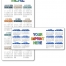 Custom Laminated Card Calendar, 3.5 x 8.5