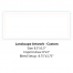 Custom Laminated Card Calendar, 3.5 x 8.5