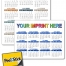 Custom Repositionable Sticky Back Card Calendar, 8.5 x 11