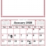 Apron Calendar, 13 x 19.5