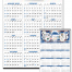 Custom Full Year View Calendar (22x33-5/8)
