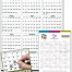• Custom Full Year View Write-On/Wipe-Off Calendar, Large (27x39)