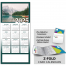 Mountain View Z-Fold Greeting Card Calendar