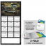Muscle Car Z-Fold Greeting Card Calendar