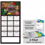 Market Fresh Z-Fold Greeting Card Calendar