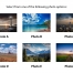 Z-Fold Greeting Card Calendar, Landscapes