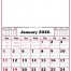 12-Sheet Commercial Calendar, 13 x 19 (Memo)