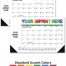 Flex Desk Pad Counter Calendar, Side Ad (Accent)