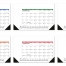 Flex Desk Pad Counter Calendar, Side Ad (Accent)