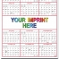 Display-A-Year Calendar, 19.5 x 25.75 (Red &amp; Black)
