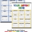 Display-A-Year Calendar, 19.5 x 25.75 (Accent)