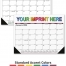 Flex Desk Pad Calendar, Top Ad (Accent)