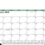 Flex Desk Pad Calendar, Top Ad (Accent)