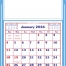Apron Calendar, 14.75 x 22.25