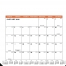 Flex Desk Pad Calendar, Side Ads (Accent)