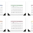 Flex Desk Pad Contractor&#039;s Calendar, Side Ads (Accent)