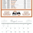 Sports Schedule Calendar, 14 x 22 (Academic Year)