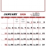 Contractor&#039;s Calendar, 19 x 26 (Memo)