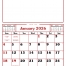 12-Sheet Commercial Calendar, 19 x 26 (Memo)