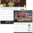 • Image Personalized Individual Name Mini Wall Calendar