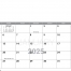 Small Desk Pad Calendar (17x12, 12-Sheet)
