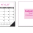 Small Desk Pad Calendar (17x12, 12-Sheet)