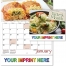 Taste of the Month Spiral Wall Calendar