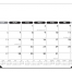 Vista Desk Pad Calendar, Classic (17x12, Color)